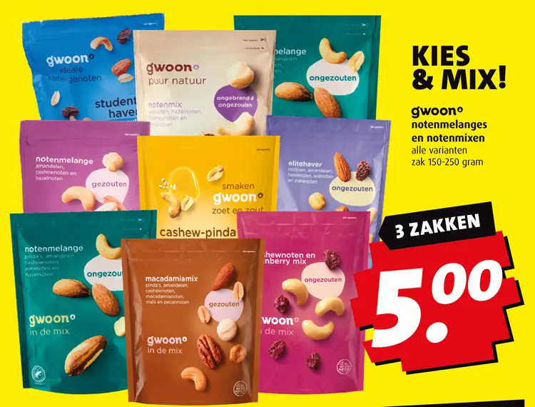 Aanbieding: Notenmelanges en notenmixen