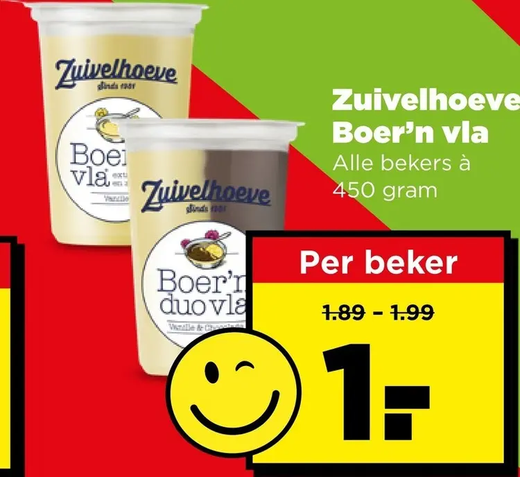 Aanbieding: Boer'n vla