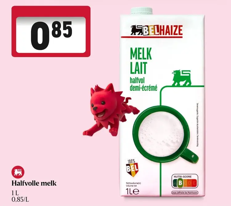 Promotie: Halfvolle melk