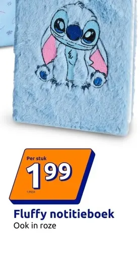 Aanbieding: Fluffy notitieboek