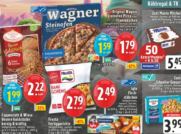 Aanbieding: Original Wagner Steinofen Pizza oder Flammkuc