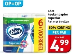 Aanbieding: Edet keukenpapier superior
