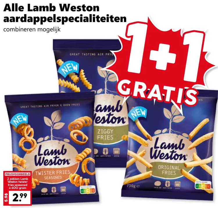 Aanbieding: Lamb Weston aardappelspecialiteiten