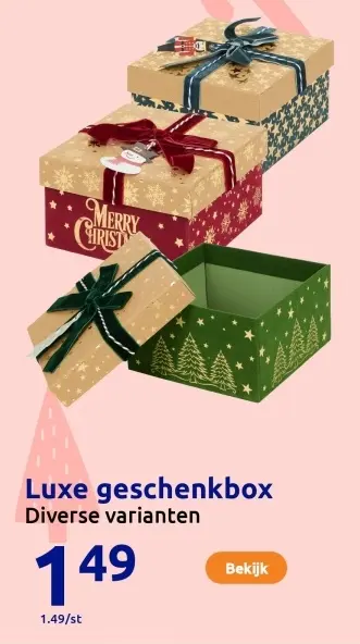 Aanbieding: Luxe geschenkbox