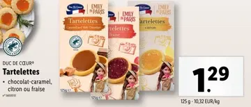 Offre: Tartelettes