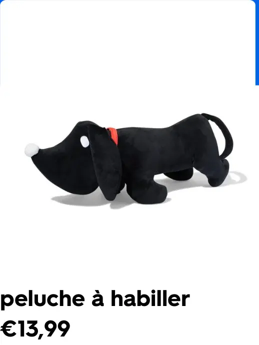 Offre: peluche à habiller