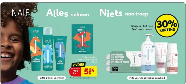 Aanbieding: Naïf Kids Bath Salt