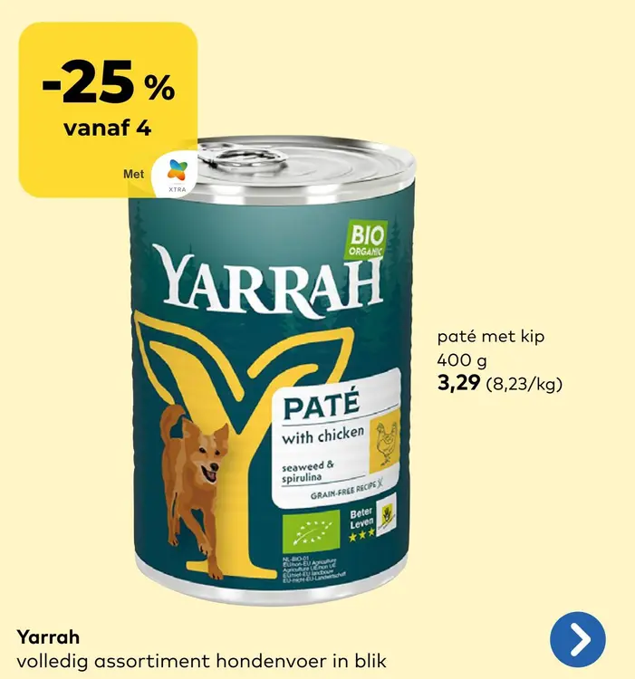 Promotie: Paté met kip