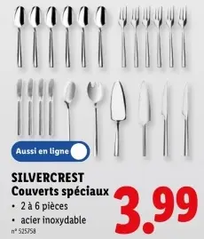 Offre: Couverts spéciaux