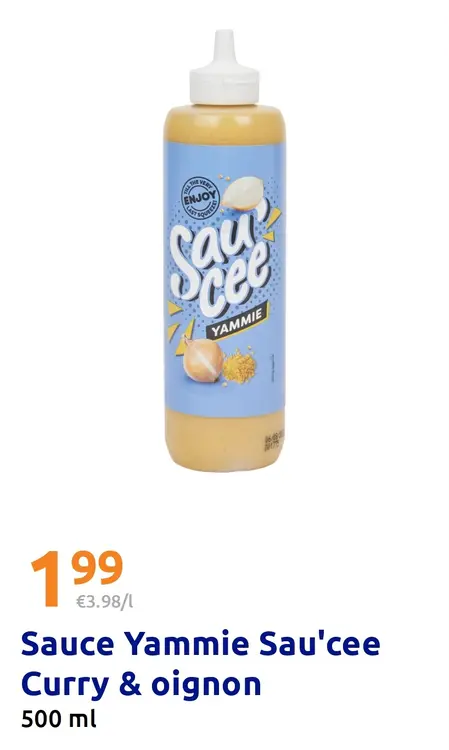 Offre: Sauce Yammie Sau'cee Curry & oignon