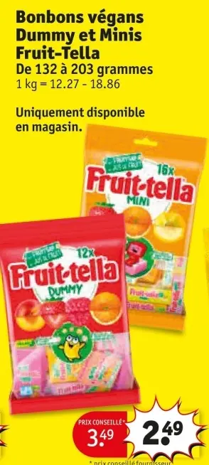 Offre: Bonbons végans Dummy et Minis