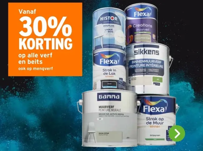 Aanbieding: Verf en beits