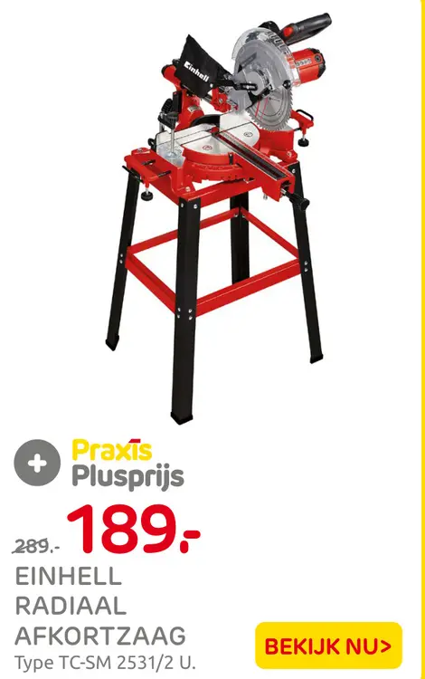 Aanbieding: Radiaal afkortzaag