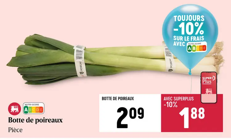 Offre: Botte de poireaux