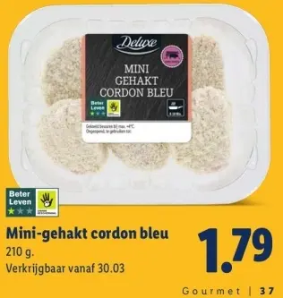 Aanbieding: Mini-gehakt cordon bleu