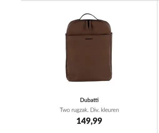 Aanbieding: Two rugzak