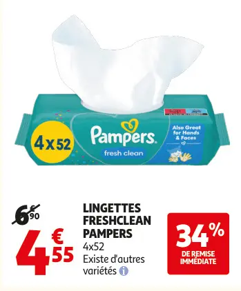 Promotie: Lingettes freshclean