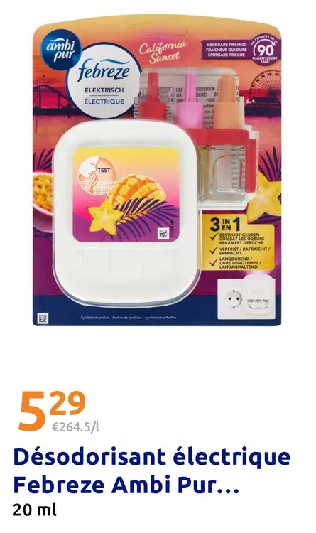Offre: Désodorisant électrique