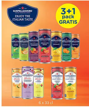 Aanbieding: Sanpellegrino Italian Sparkling Drinks