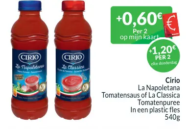 Promotie: La Napoletana Tomatensaus of La Classica Tomatenpuree