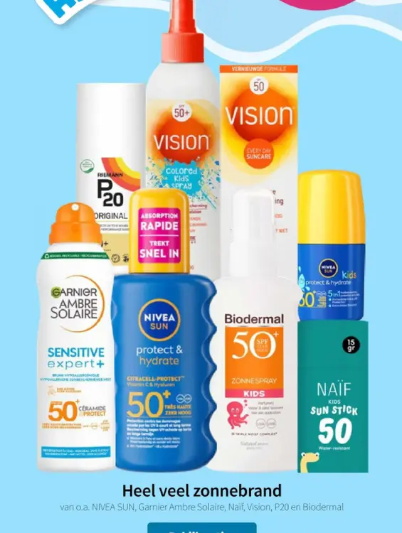Promotie: Zonnebrand