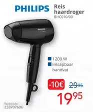 Aanbieding: PHILIPS Reis haardroger