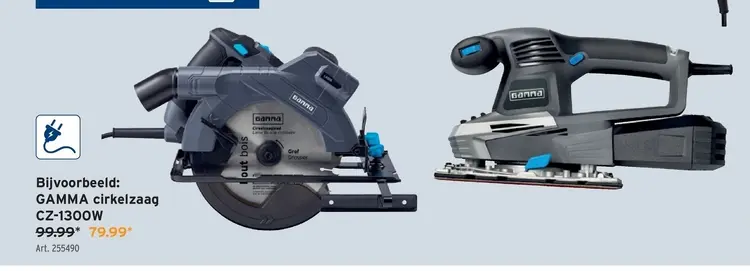 Promotie: GAMMA cirkelzaag CZ-1300W