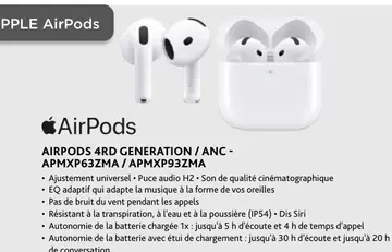Offre: AirPods