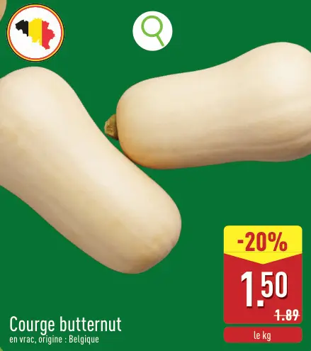 Offre: Courge butternut