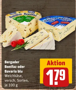 Aanbieding: Bergader Bonifaz oder Bavaria blu