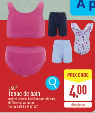 Offre: Tenue de bain