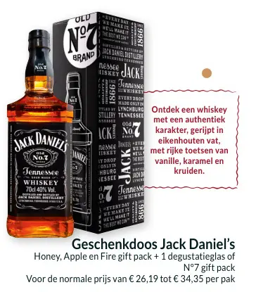 Promotie: Geschenkdoos Jack Daniel's