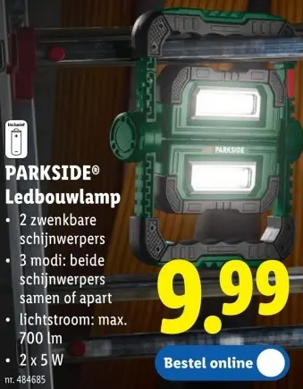 Promotie: Ledbouwlamp