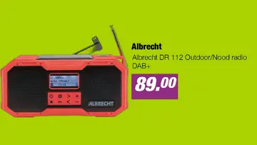 Aanbieding: Albrecht DR 112 Outdoor/Nood radio DAB+