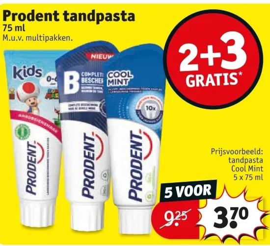 Aanbieding: Tandpasta