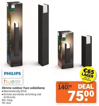 Aanbieding: Slimme outdoor Fuzo sokkellamp
