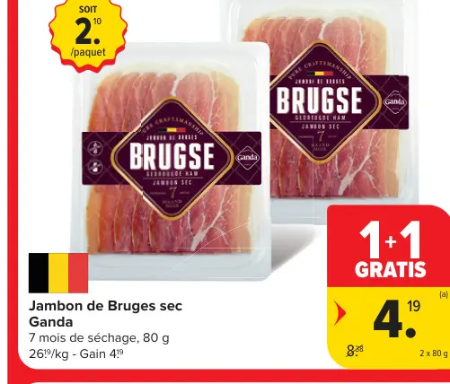 Offre: Jambon de Bruges sec