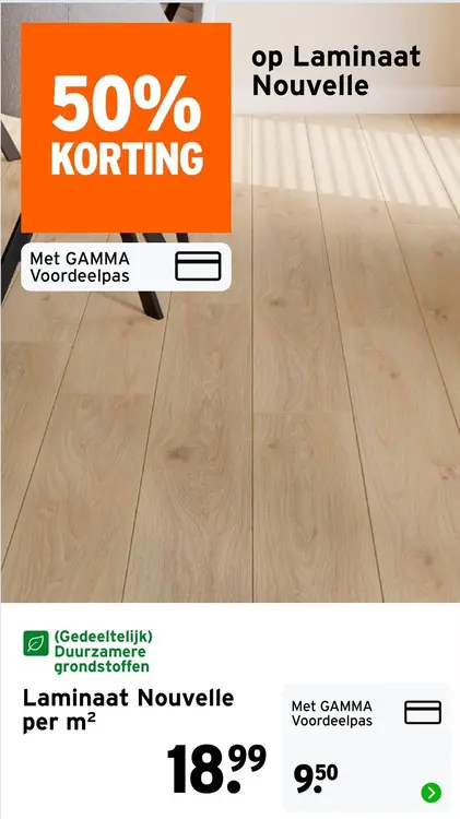 Aanbieding: Laminaat Nouvelle per m²