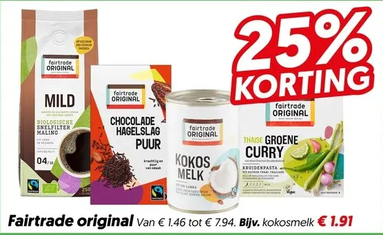Aanbieding: Fairtrade original