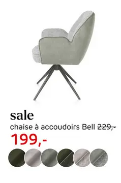 Offre: chaise à accoudoirs Bell