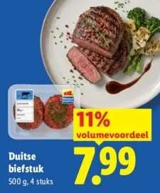 Aanbieding: Duitse biefstuk