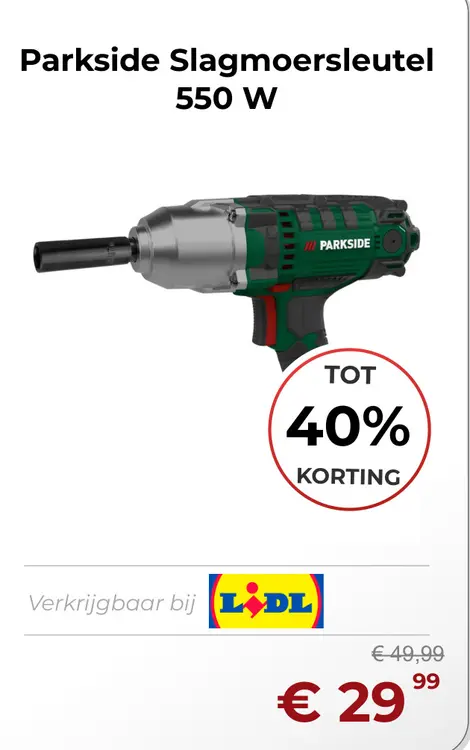 Aanbieding: Slagmoersleutel