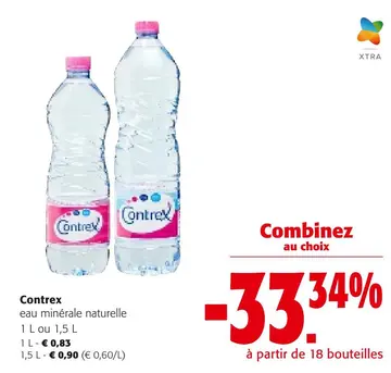 Offre: Contrex eau minérale naturelle