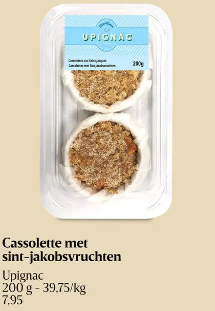 Aanbieding: Cassolettes St. Jacobsschelpen