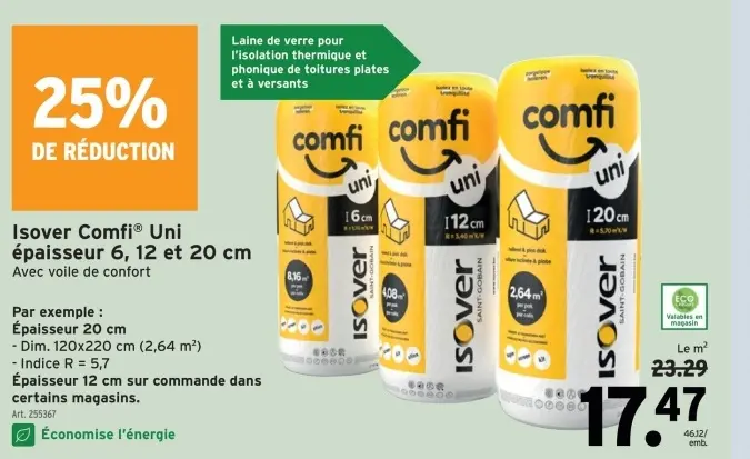Offre: Isover Comfi® Uni