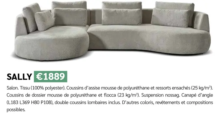 Offre: Canapé d'angle