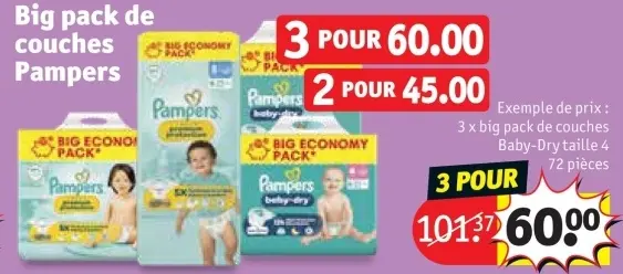 Offre: Big pack de couches