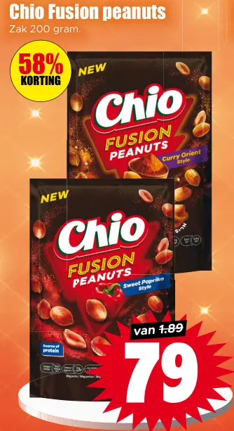 Aanbieding: Fusion peanuts