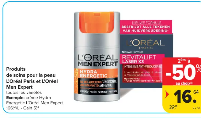 Offre: Produits de soins pour la peau