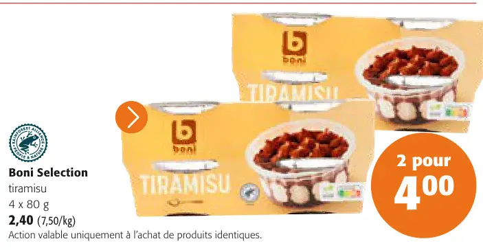 Offre: Tiramisu